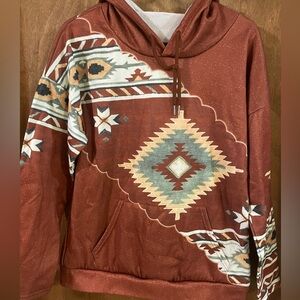 Western Aztec Hoodie